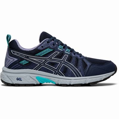 Női Asics Gel-Venture 7 (D) Terepfutó Cipő AS2561740 Fekete/Titán